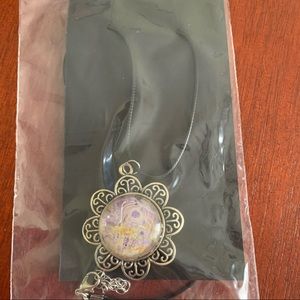 2/$20 ONE OF A KIND flower pendant necklace
